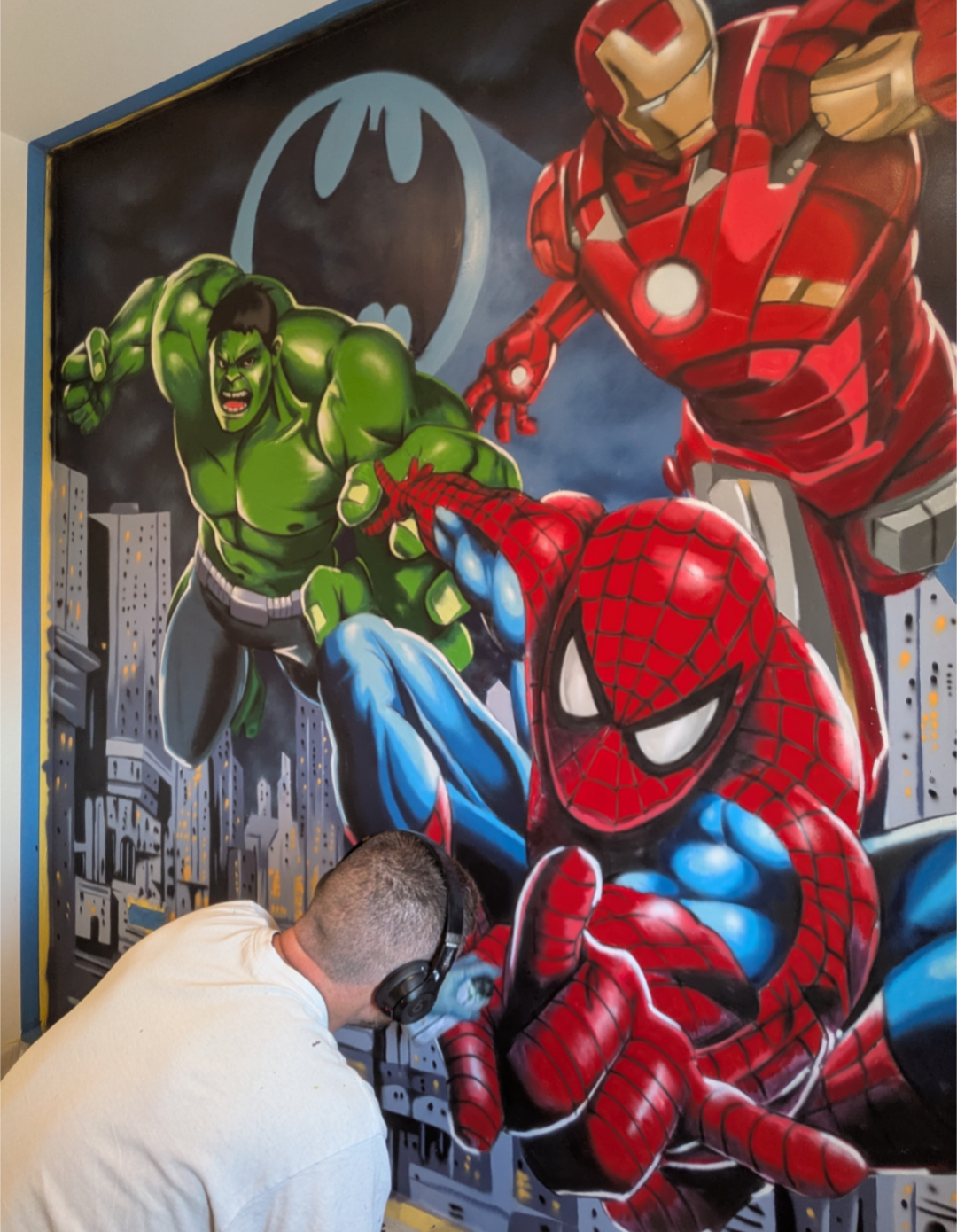 Marvel Mural - Bedroom Bristol